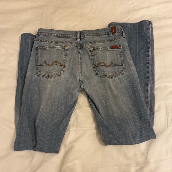 7 for all mankind bootleg jeans - Picture 2 of 3